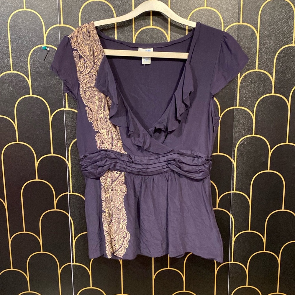 Odille silk top size 10